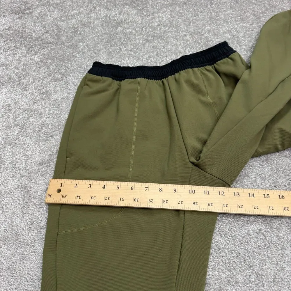 Adidas Terrex Active Track Pants Mens Small Olive Green Elastic Waist Athletic